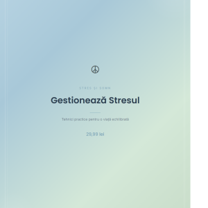 Gestionează Stresul